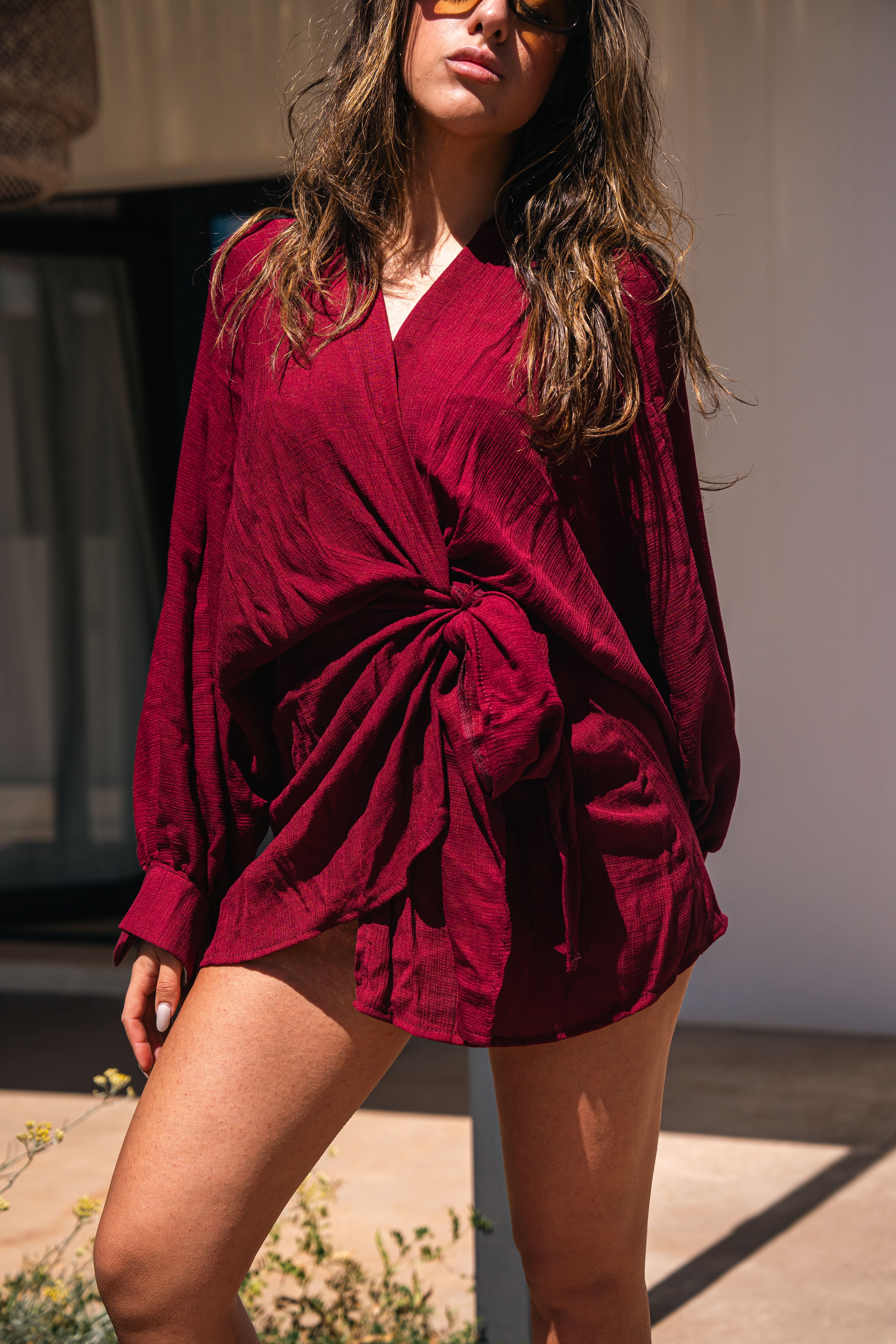 Vestito Nami Bordeaux