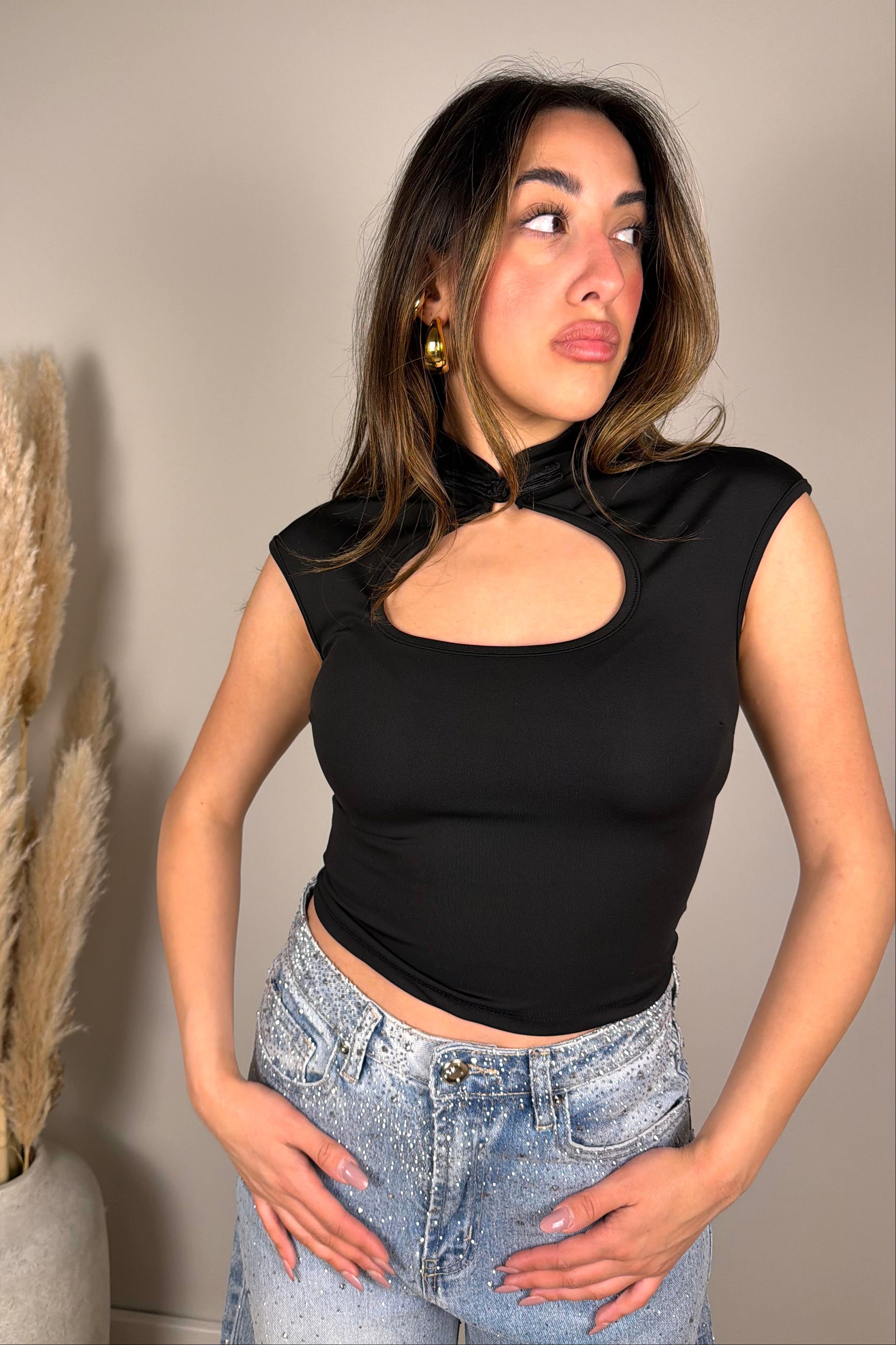 Oriental Cut Top